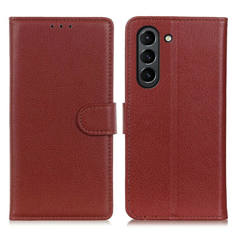 Housse Samsung Galaxy S21 FE Simili Cuir Traditionnel