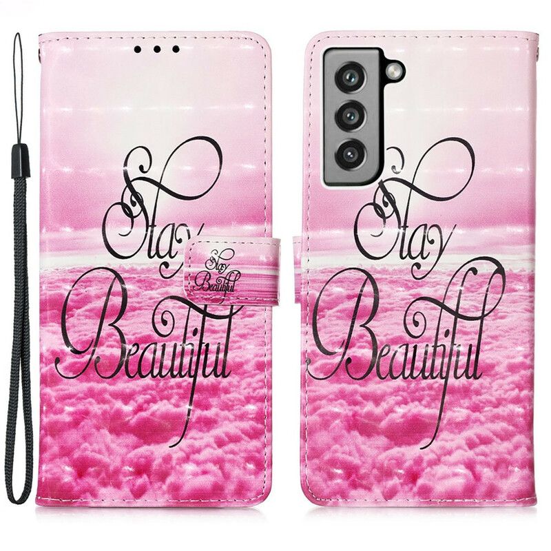 Housse Samsung Galaxy S21 FE Stay Beautiful