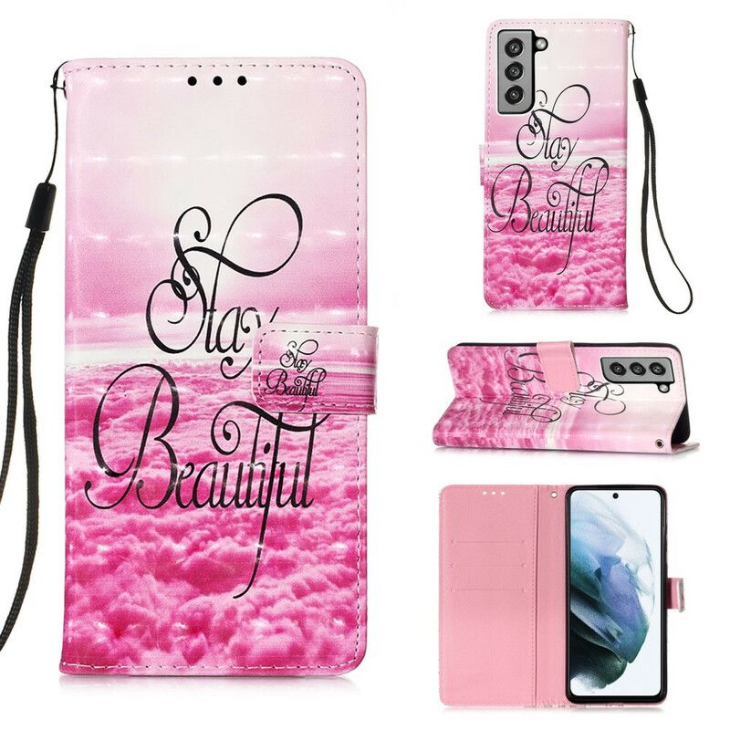 Housse Samsung Galaxy S21 FE Stay Beautiful