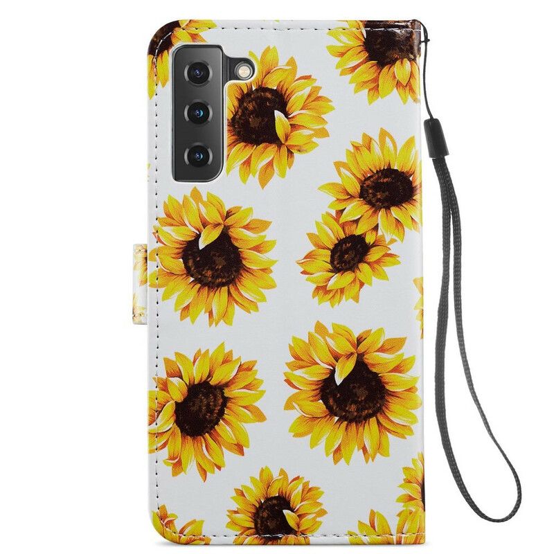 Housse Samsung Galaxy S21 FE Tournesols