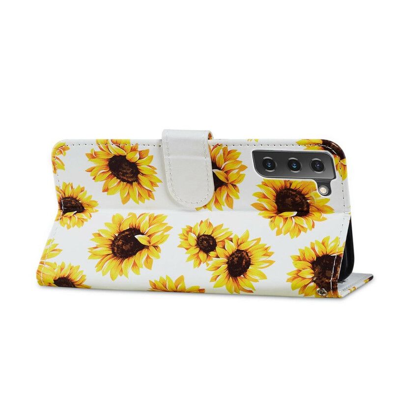 Housse Samsung Galaxy S21 FE Tournesols