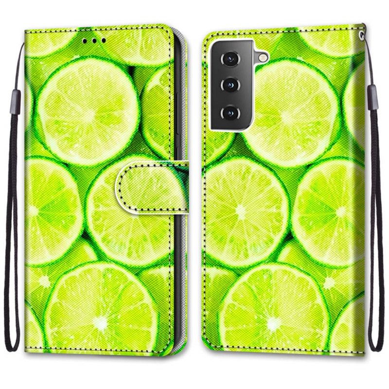 Housse Samsung Galaxy S21 Plus 5g Citrons Verts