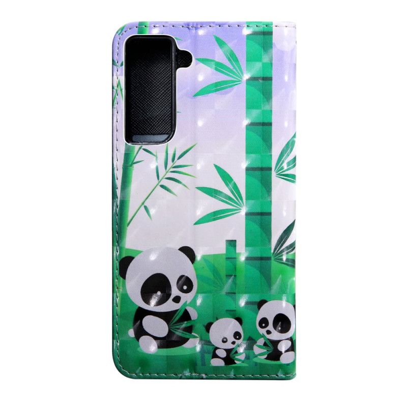 Housse Samsung Galaxy S21 Plus 5g Famille Pandas