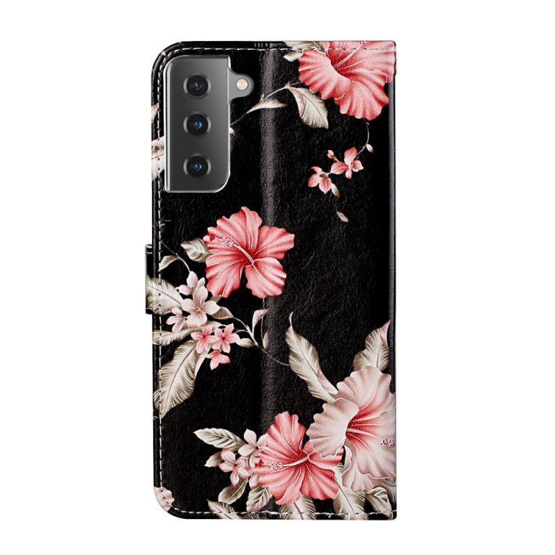 Housse Samsung Galaxy S21 Plus 5g Fleurs En Folies