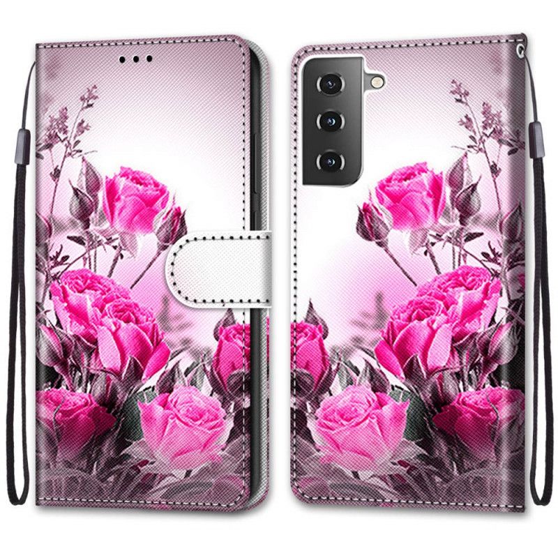 Housse Samsung Galaxy S21 Plus 5g Fleurs Magiques