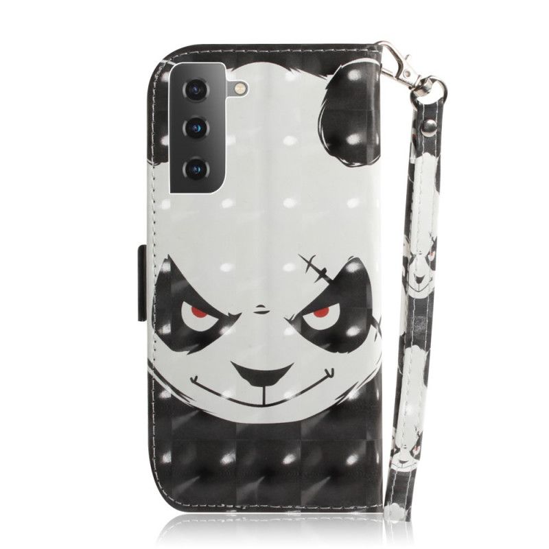 Housse Samsung Galaxy S21 Plus 5g Panda À Lanière