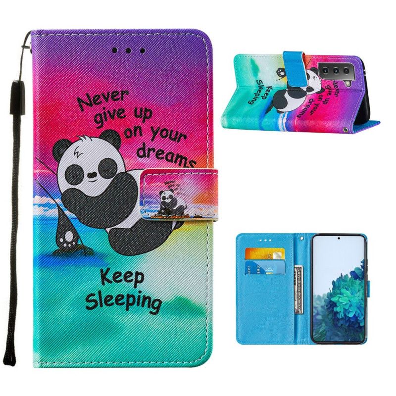 Housse Samsung Galaxy S21 Plus 5g Panda Sleeping