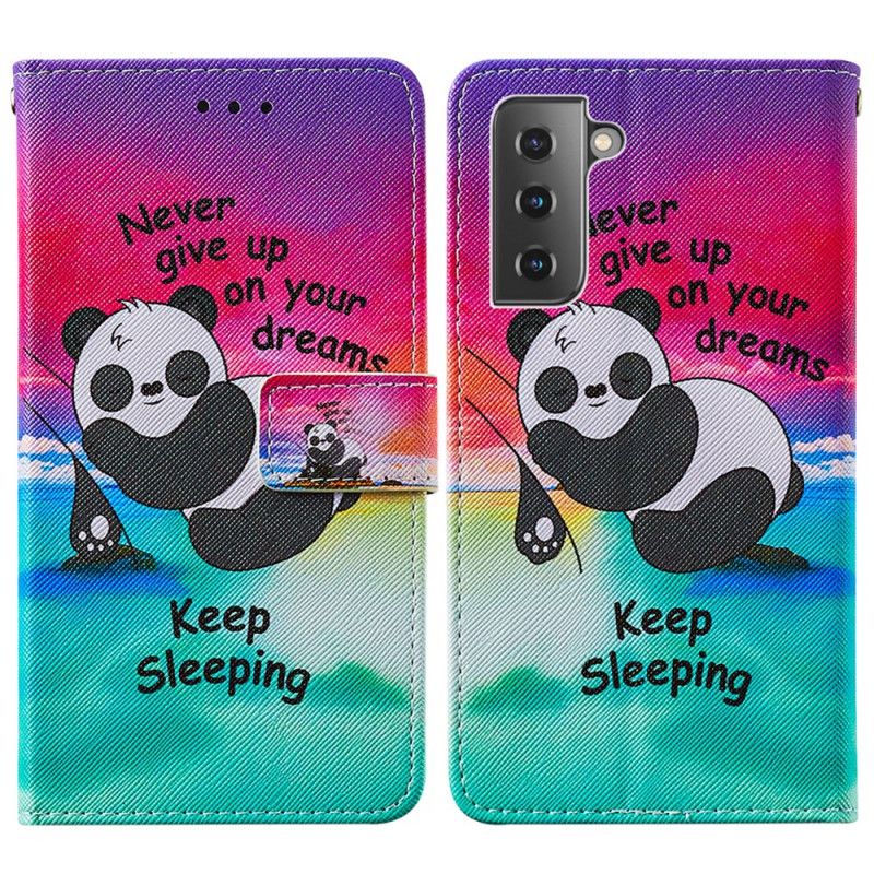 Housse Samsung Galaxy S21 Plus 5g Panda Sleeping