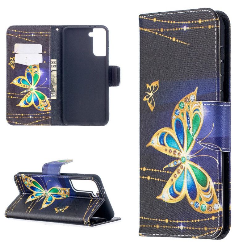 Housse Samsung Galaxy S21 Plus 5g Papillons Rois