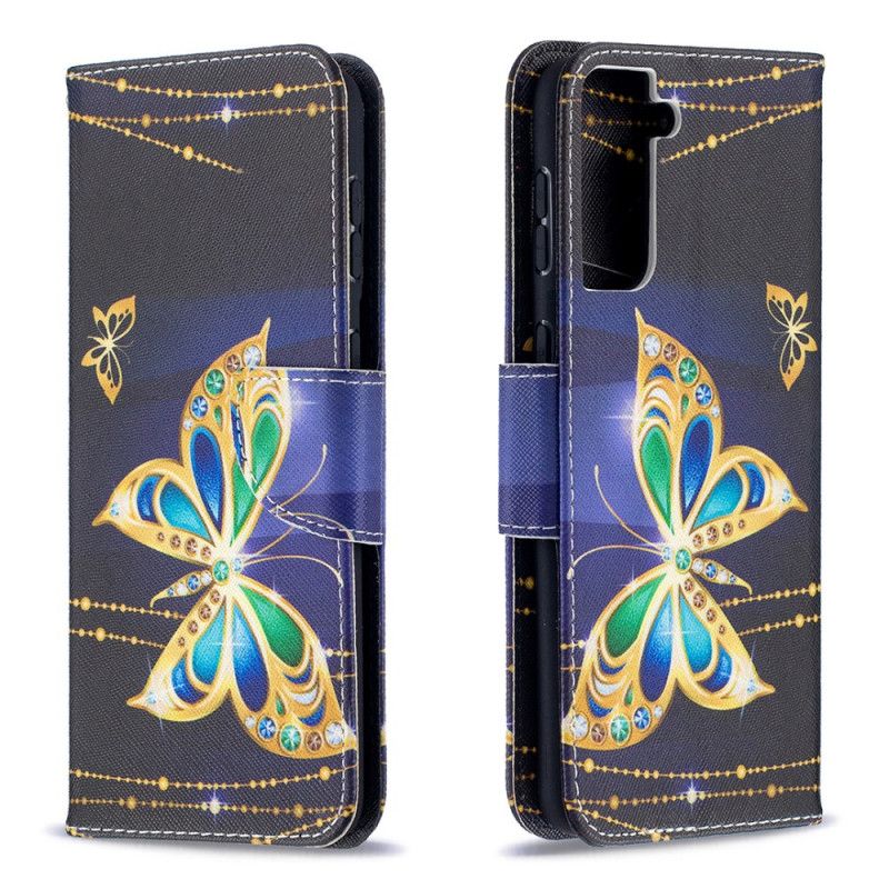 Housse Samsung Galaxy S21 Plus 5g Papillons Rois