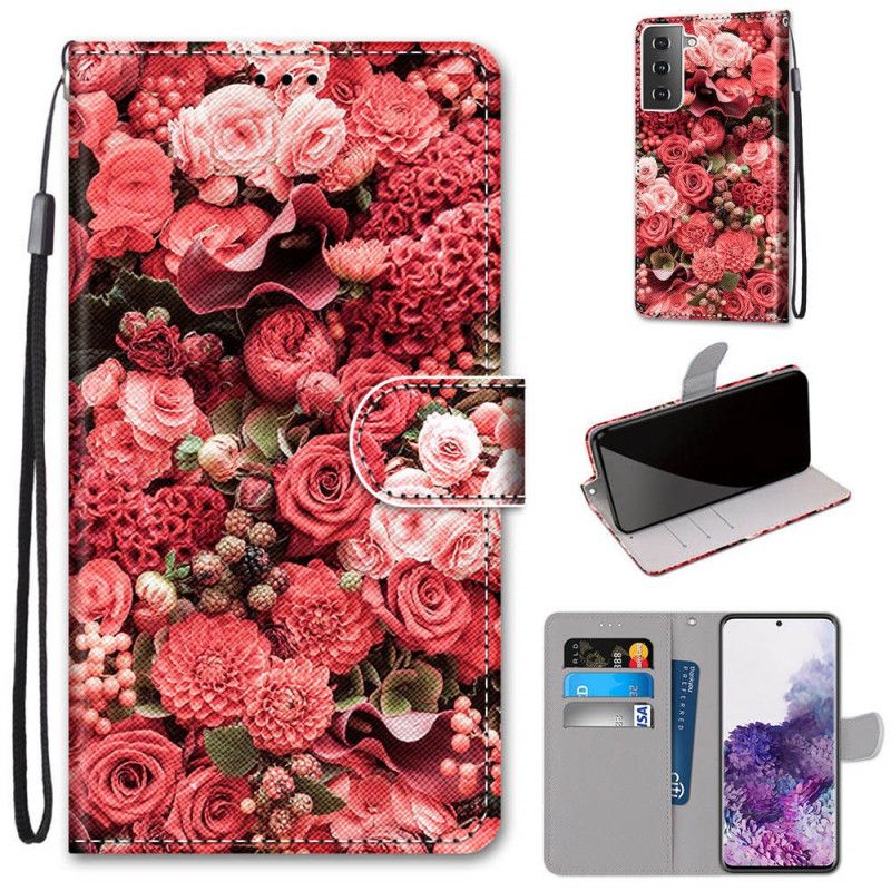 Housse Samsung Galaxy S21 Plus 5g Romance Florale