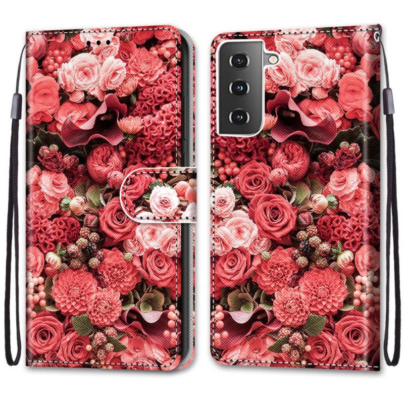 Housse Samsung Galaxy S21 Plus 5g Romance Florale