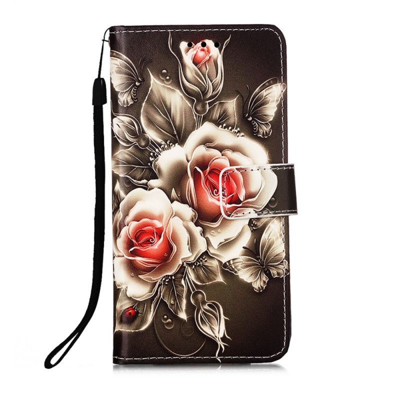 Housse Samsung Galaxy S21 Plus 5g Roses Dorées