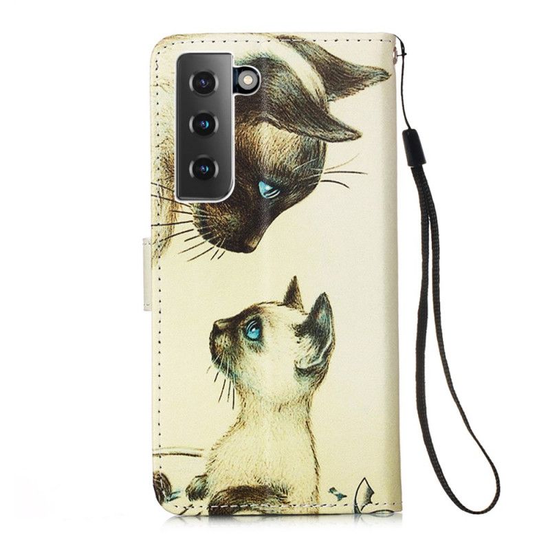 Housse Samsung Galaxy S21 Plus Chaton Et Maman