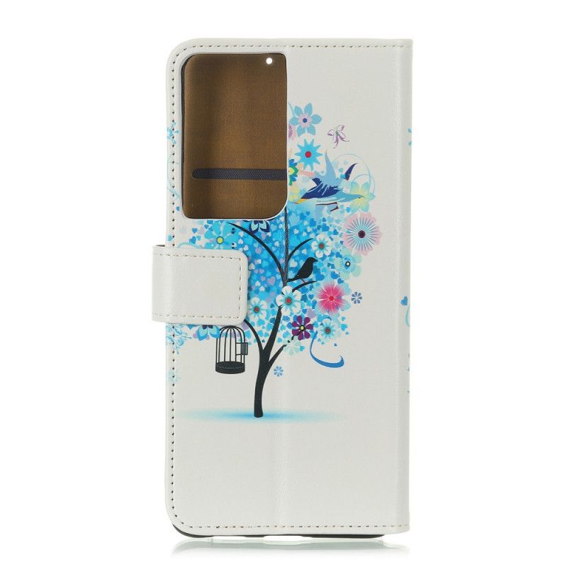 Housse Samsung Galaxy S21 Ultra 5g Arbre Fleuri