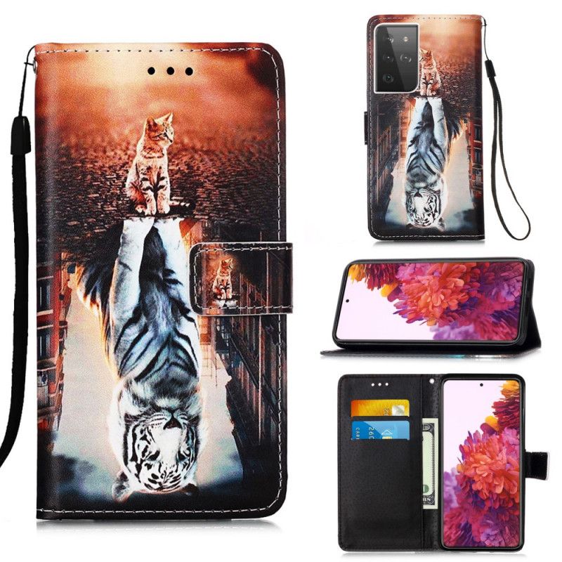 Housse Samsung Galaxy S21 Ultra 5g Chaton