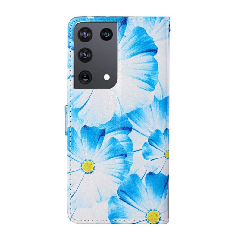 Housse Samsung Galaxy S21 Ultra 5g Fleurs En Folies