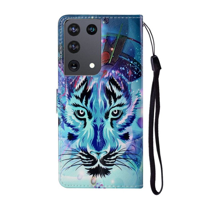 Housse Samsung Galaxy S21 Ultra 5g King Tiger