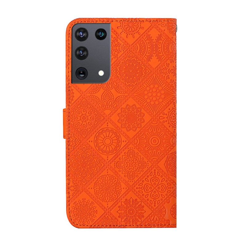 Housse Samsung Galaxy S21 Ultra 5g Motif Tapisserie