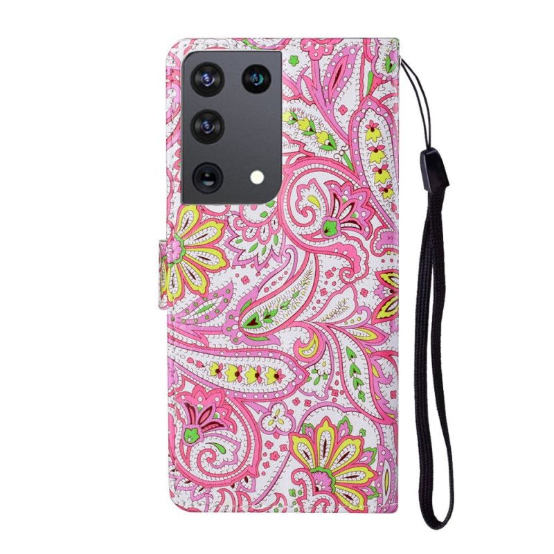 Housse Samsung Galaxy S21 Ultra 5g Motifs Floraux