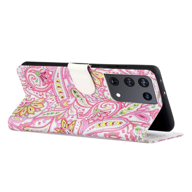 Housse Samsung Galaxy S21 Ultra 5g Motifs Floraux