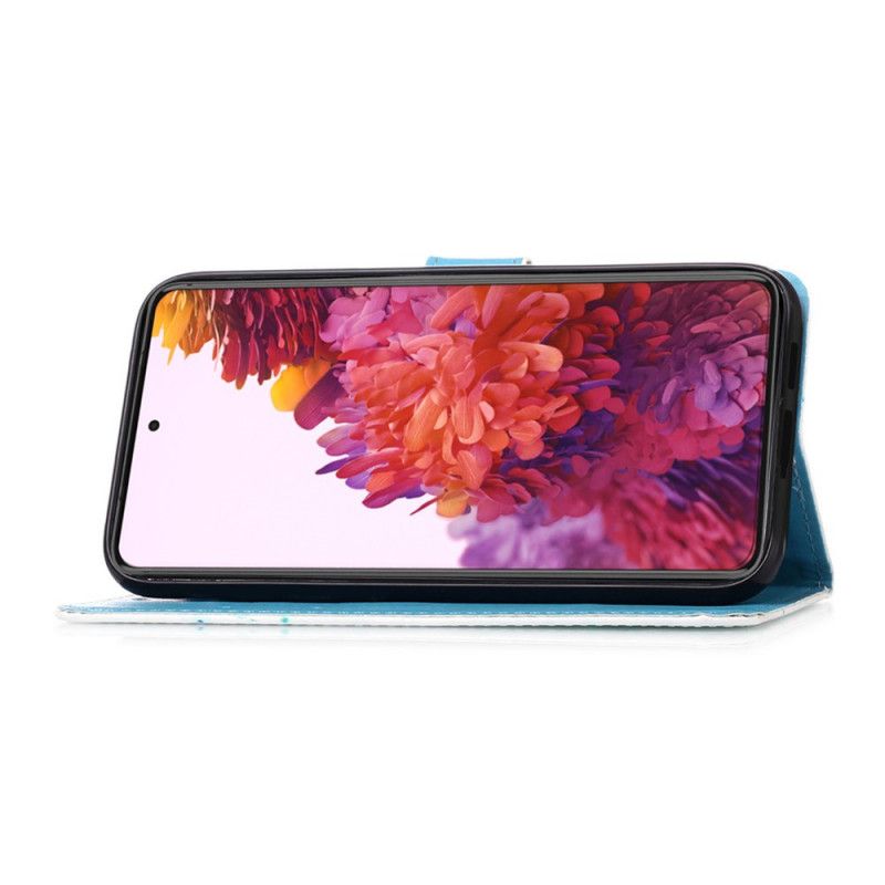 Housse Samsung Galaxy S21 Ultra 5g Papillons Dorés