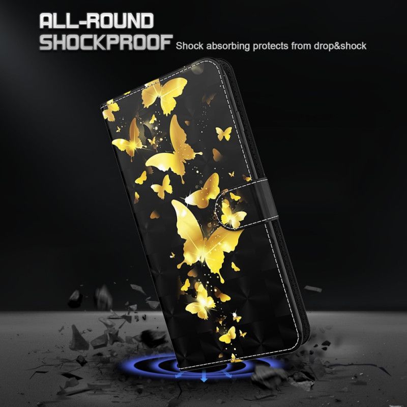 Housse Samsung Galaxy S21 Ultra 5g Papillons Jaunes