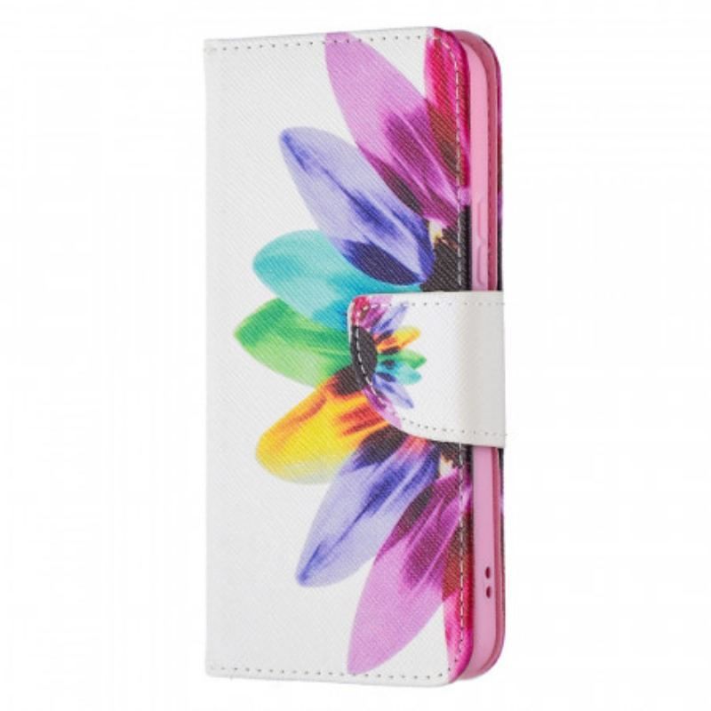 Housse Samsung Galaxy S22 5G Fleur Aquarelle