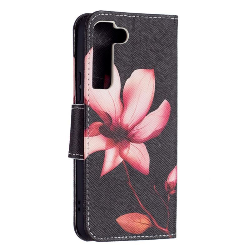 Housse Samsung Galaxy S22 5G Fleur Rose