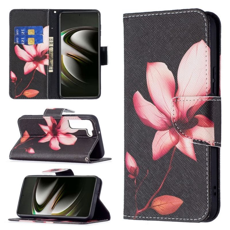 Housse Samsung Galaxy S22 5G Fleur Rose