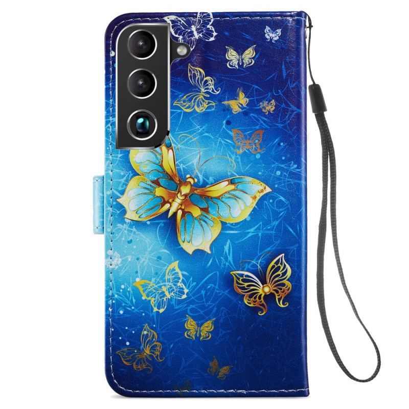 Housse Samsung Galaxy S22 5G Vol de Papillons