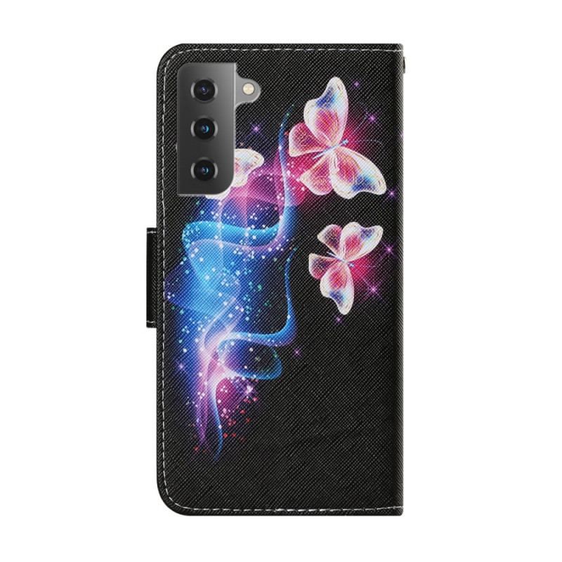 Housse Samsung Galaxy S22 Plus 5G Papillons Magiques