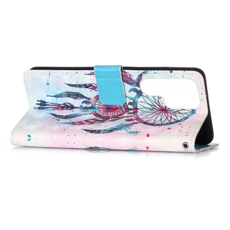 Housse Samsung Galaxy S22 Ultra 5G Attrape Rêves Aquarelle