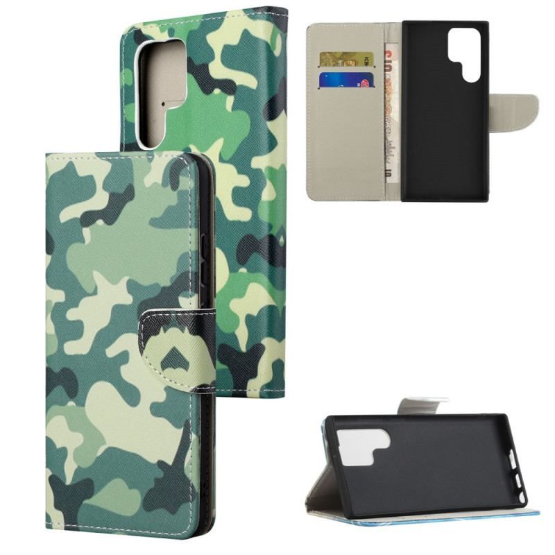 Housse Samsung Galaxy S22 Ultra 5G Camouflage Militaire