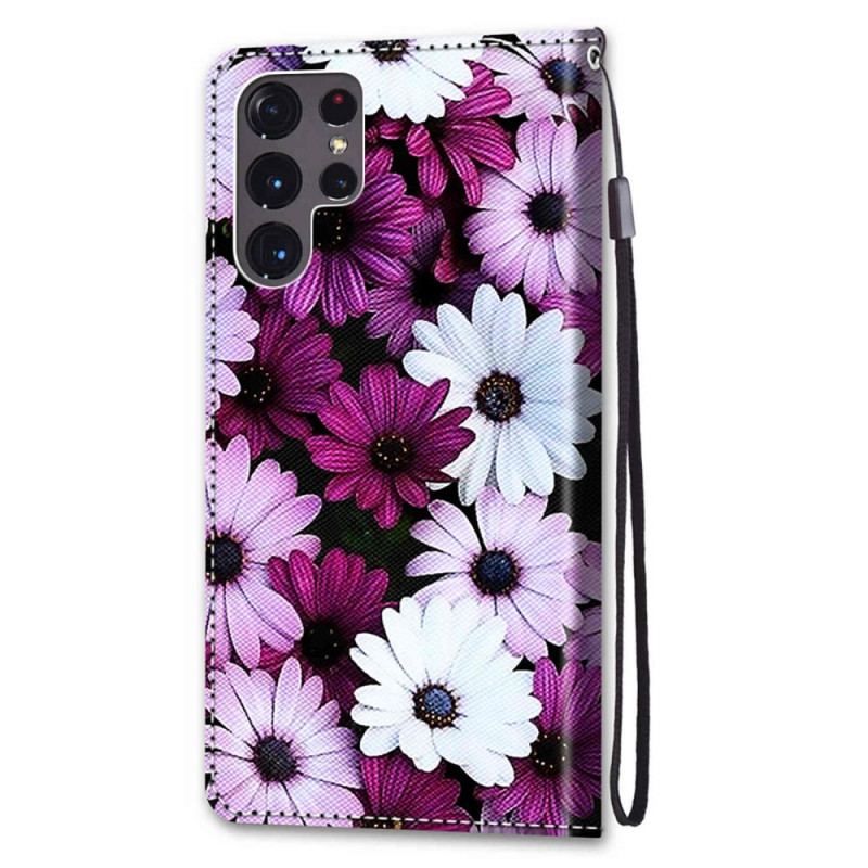 Housse Samsung Galaxy S22 Ultra 5G Merveille Florale