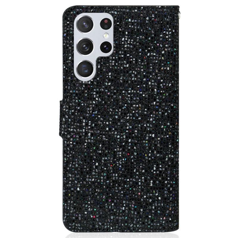 Housse Samsung Galaxy S22 Ultra 5G Paillettes S Design