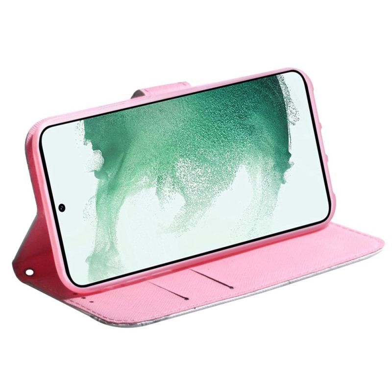 Housse Samsung Galaxy S23 5G Fleur Rose