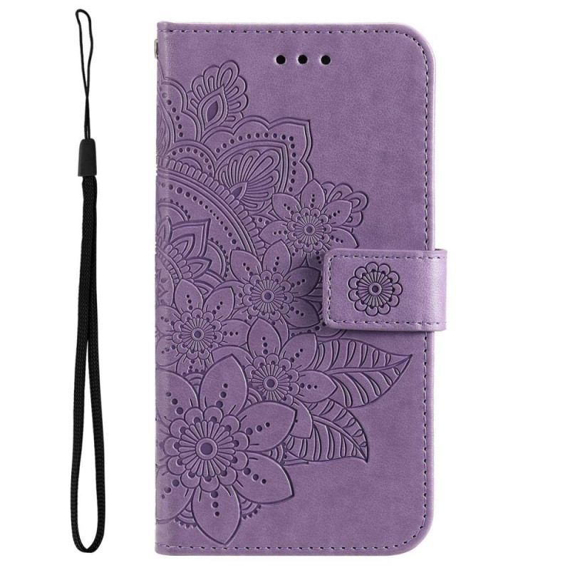 Housse Samsung Galaxy S23 5G Mandala à Lanière