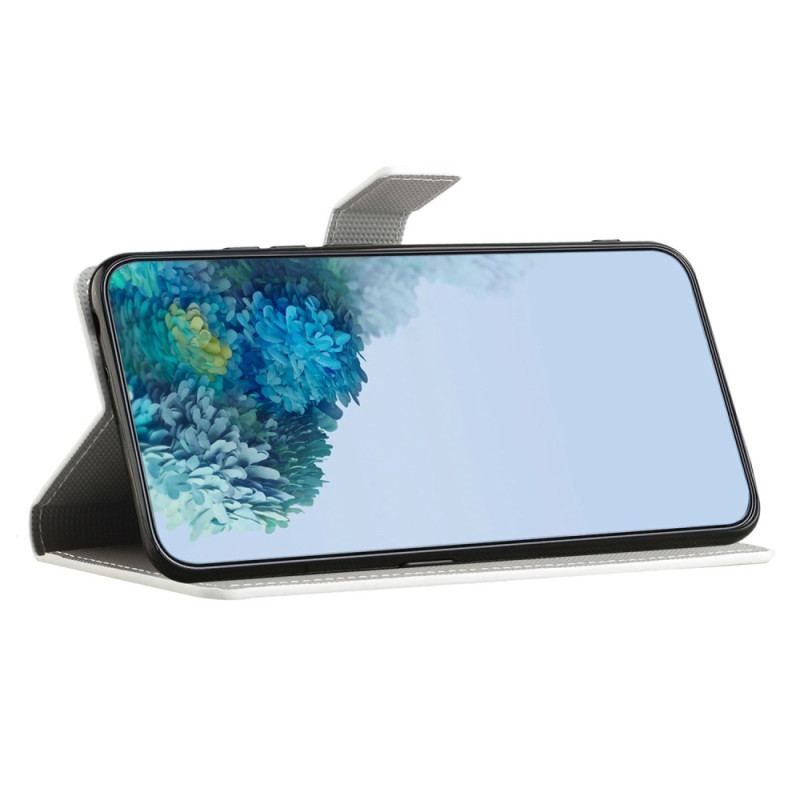 Housse Samsung Galaxy S23 5G Papillon Bleu