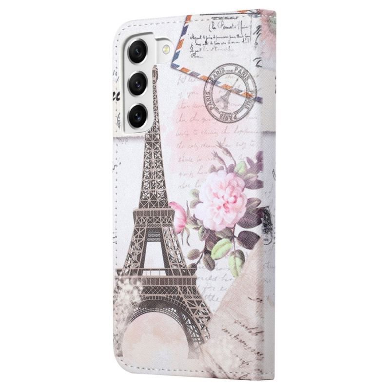 Housse Samsung Galaxy S23 5G Tour Eiffel Vintage