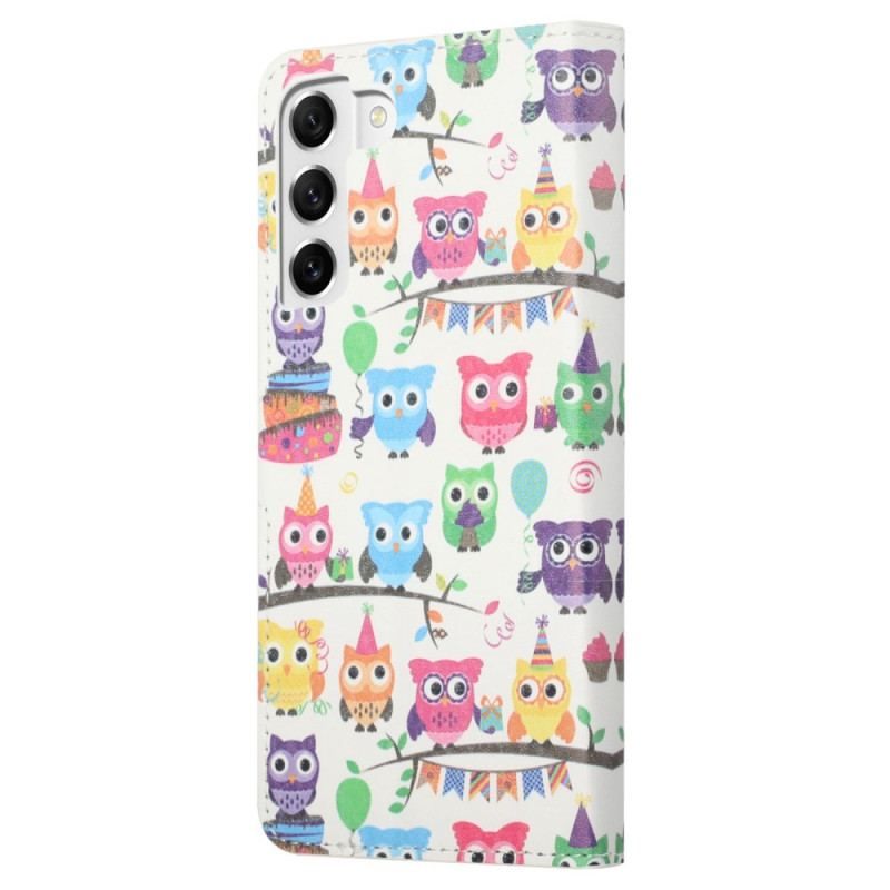 Housse Samsung Galaxy S23 5G Tribu de Hiboux