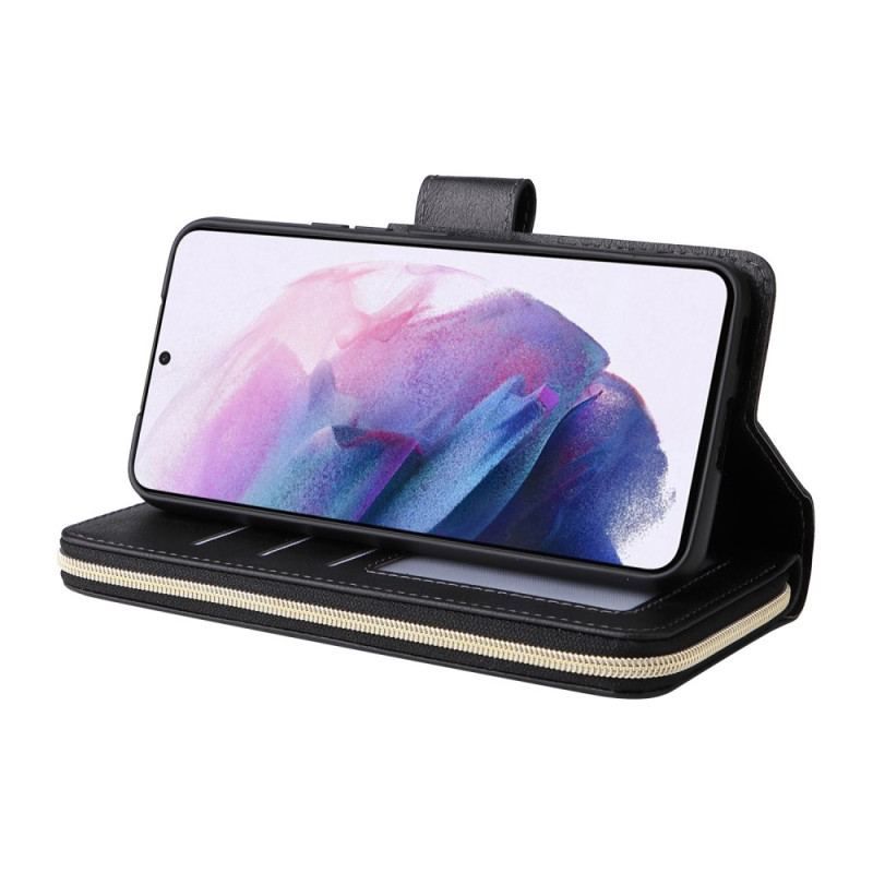 Housse Samsung Galaxy S23 Plus 5G avec Pochette Fermeture Éclair