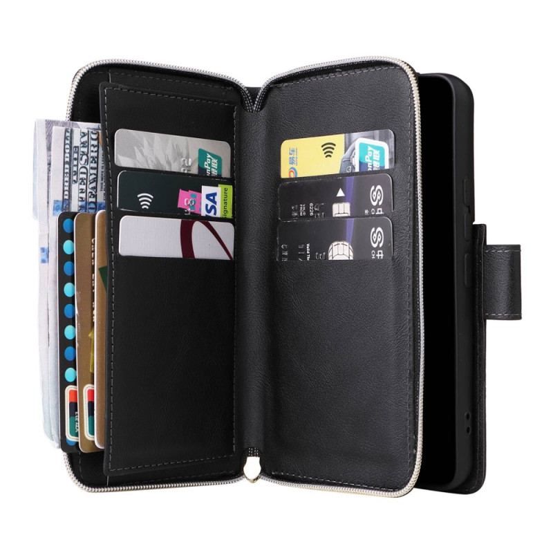 Housse Samsung Galaxy S23 Plus 5G avec Pochette Fermeture Éclair