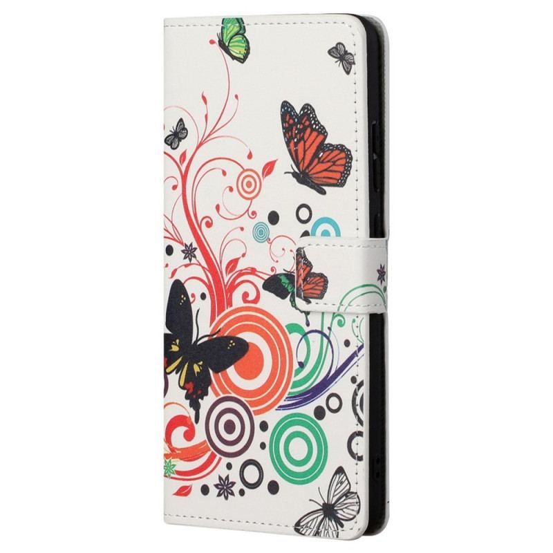Housse Samsung Galaxy S23 Plus 5G Merveilleux Papillons