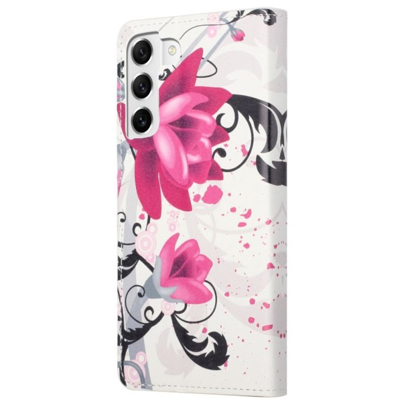 Housse Samsung Galaxy S23 Plus 5G Tropical Flowers