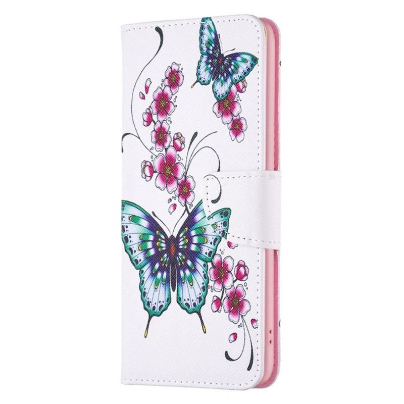 Housse Samsung Galaxy S23 Ultra 5G Papillons Déclinés