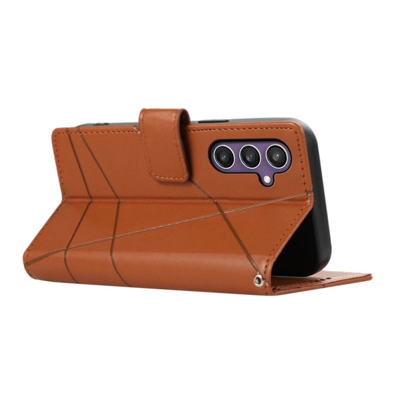 Housse Samsung Galaxy S25 5G Lignes et 3 Porte-Carte