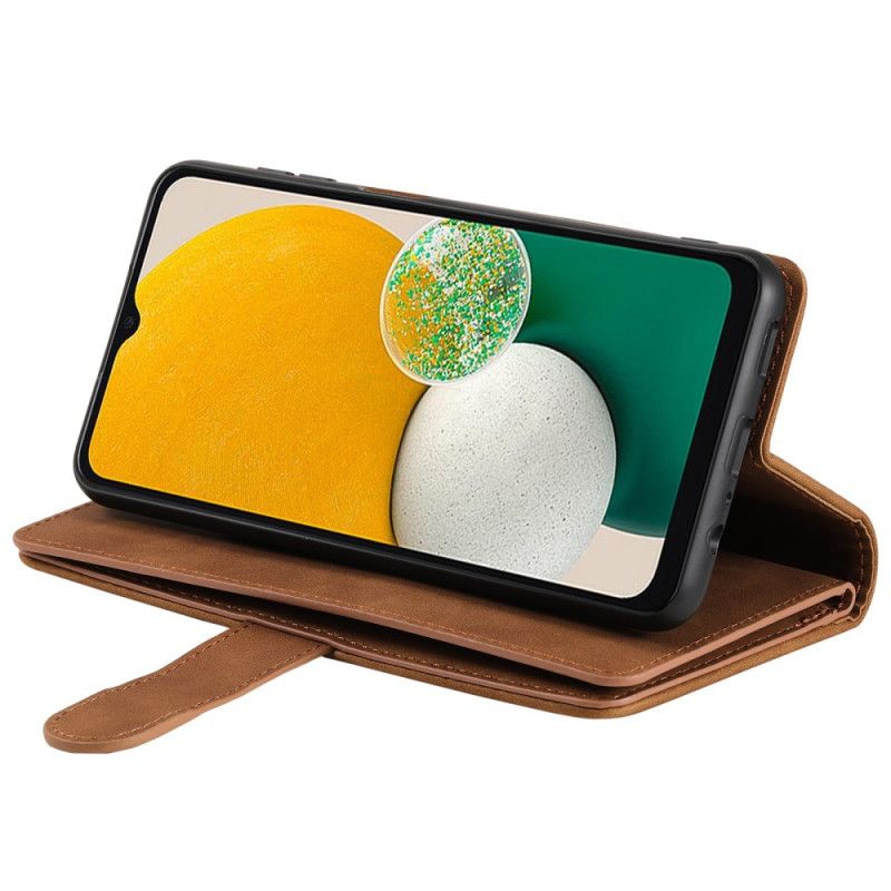 Housse Samsung Galaxy S25 5G Portefeuille 9 Porte-Cartes et Lanière