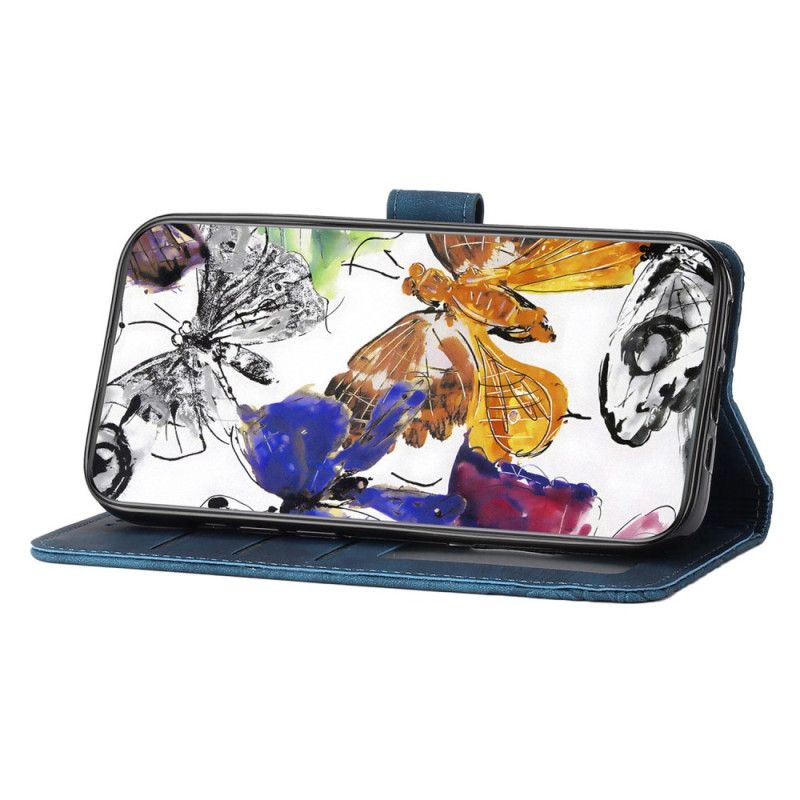 Housse Samsung Galaxy S25 Edge Effet Daim Papillons