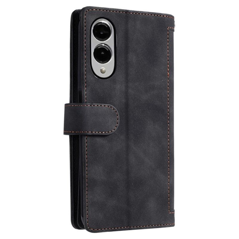 Housse Samsung Galaxy S25 Edge Portefeuille à Glissière